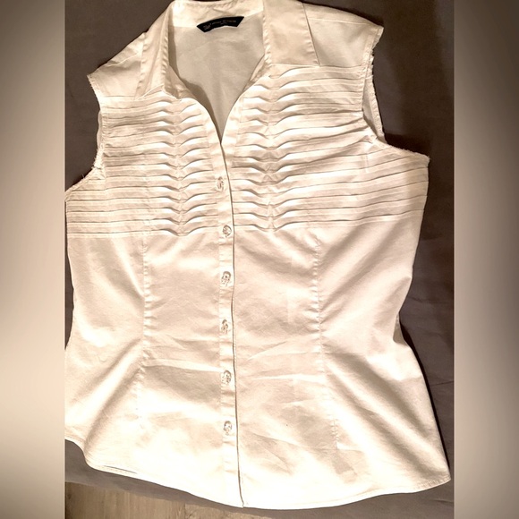 💕2 for $25💕Brooks Bros. Sleeveless blouse M - Picture 3 of 6